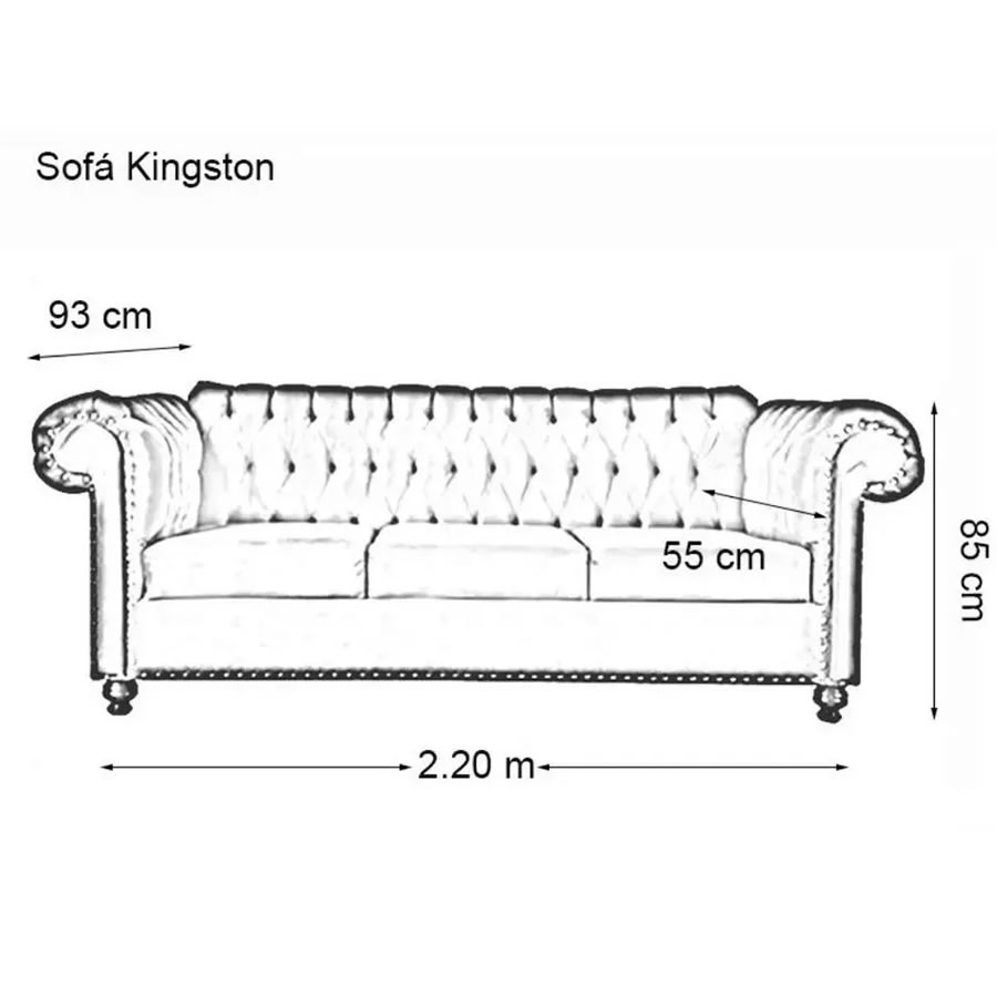 Sofá Capitonado Vintage: imagen 2